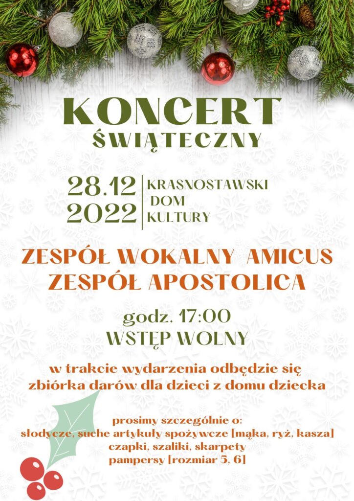 Koncert Świąteczny Krasnystaw