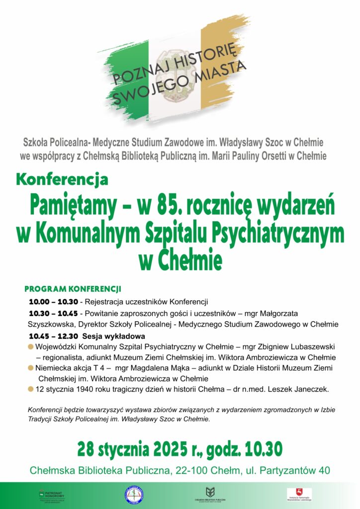 Pamiętamy – w 85. rocznicę wydarzeń w Komunalnym Szpitalu Psychiatrycznym w Chełmie