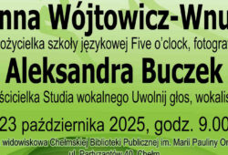 Spotkanie z Aleksandrą Buczek i Anną Wójtowicz-Wnuk
