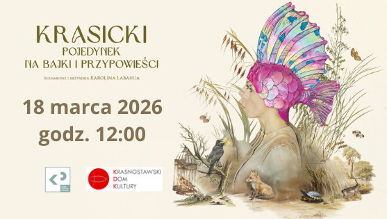 Spektakl „Krasicki – pojedynek na bajki i przypowieści” Teatru Klasyki Polskiej